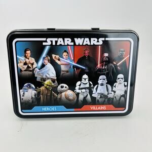 Star Wars Heroes & Villains Special Edition Playing Cards Collectible Tin 2 Deck